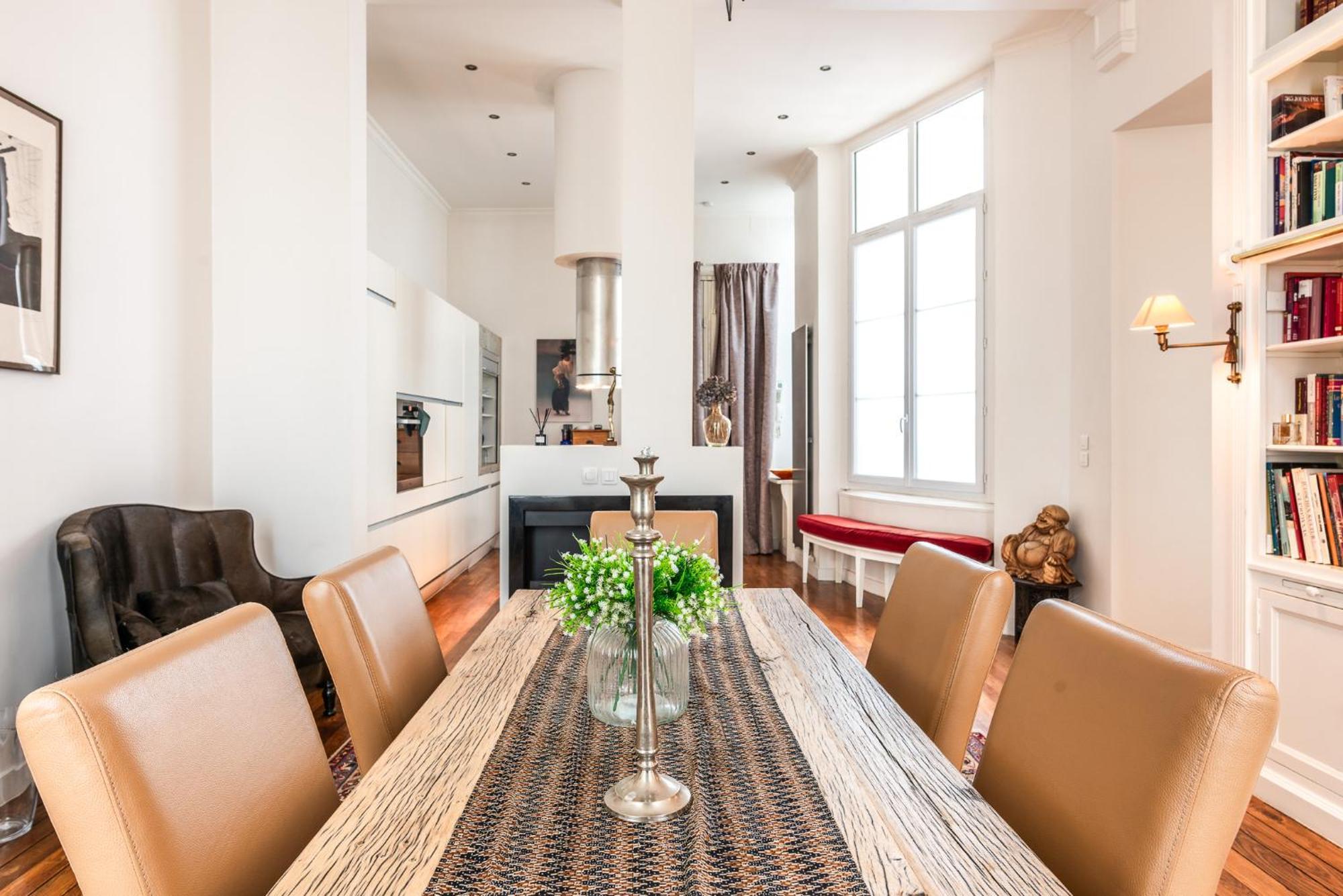 Luxury Typical Parisian Flat - 5 Min From Louvre Appartement *
