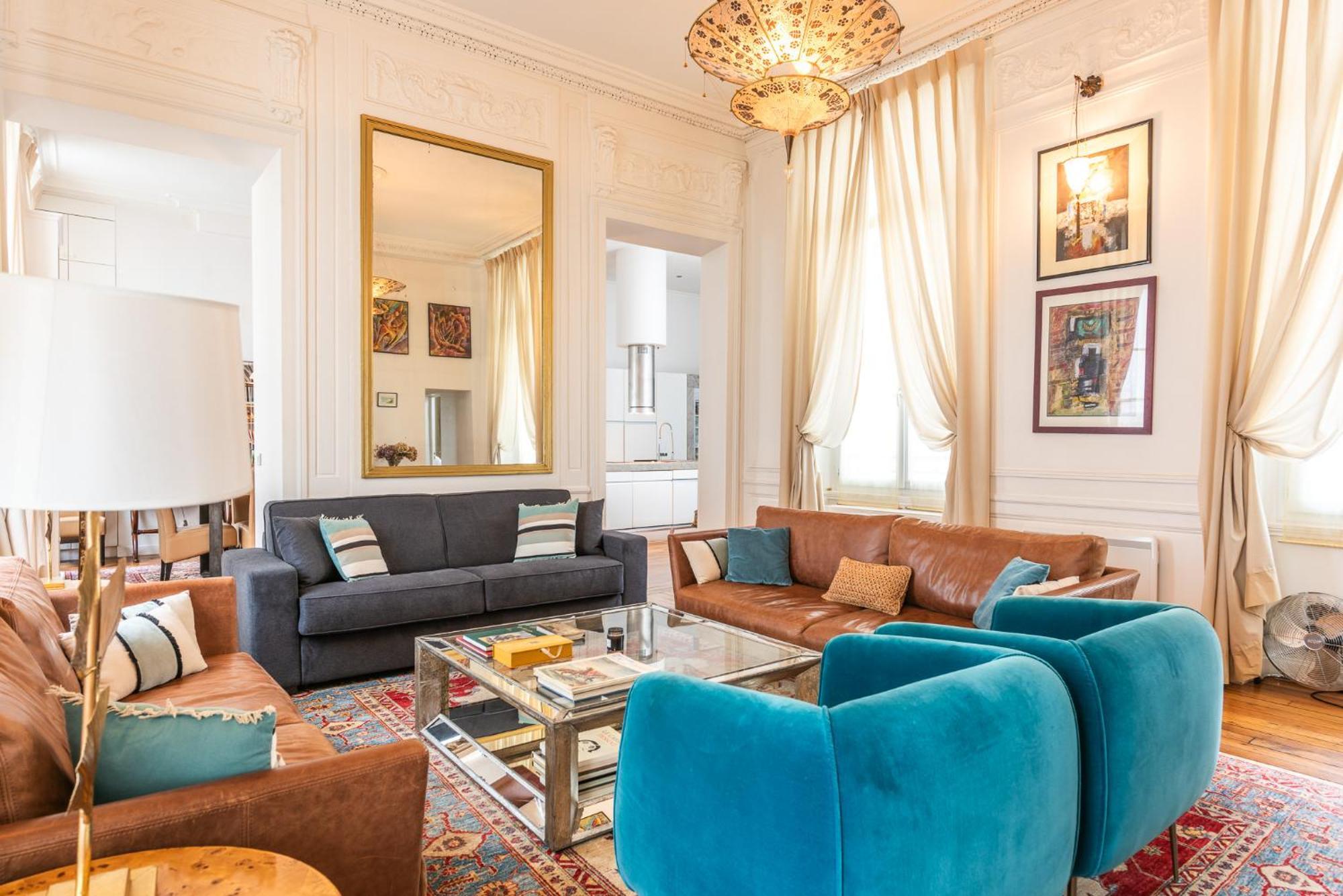 Luxury Typical Parisian Flat - 5 Min From Louvre Parijs